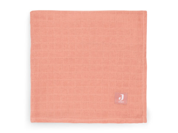 3-Set Musselintücher, Spucktücher Blätter rosé – Bild 6