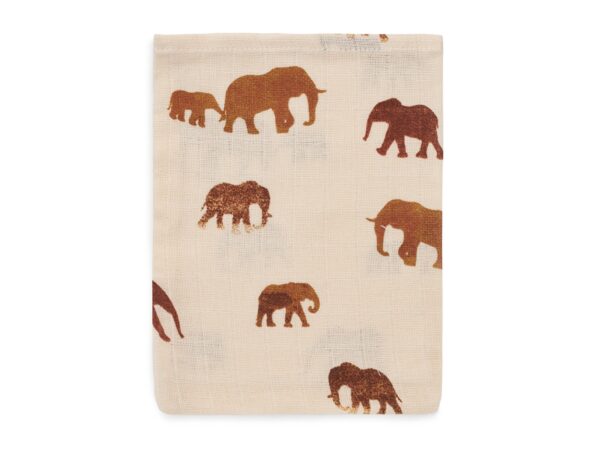 3 Set Musselin Waschlappen Elefant – Bild 4