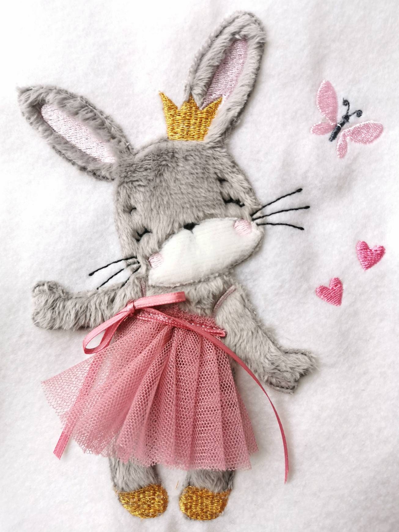Aufnäher Hase mit Tüllrock – Bild 7