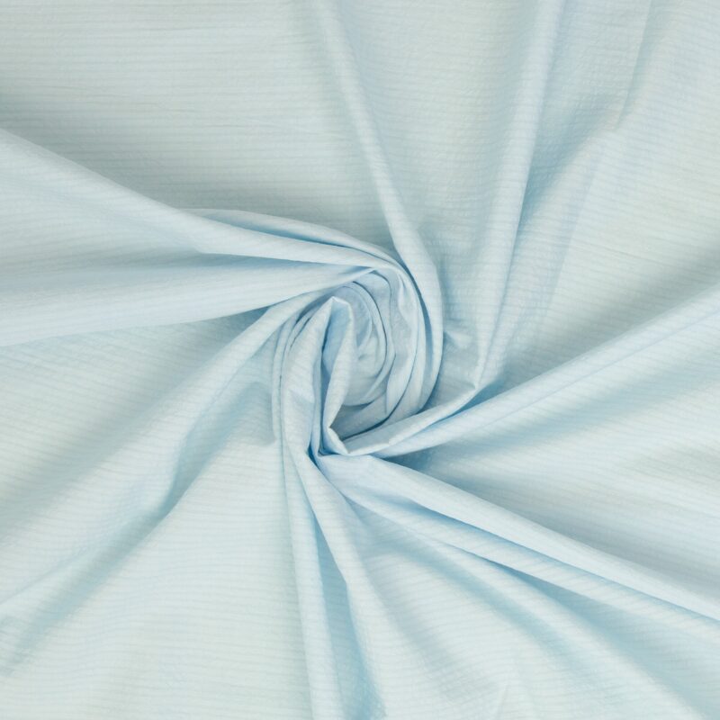 Baumwolle, Seersucker türkis – Johlina