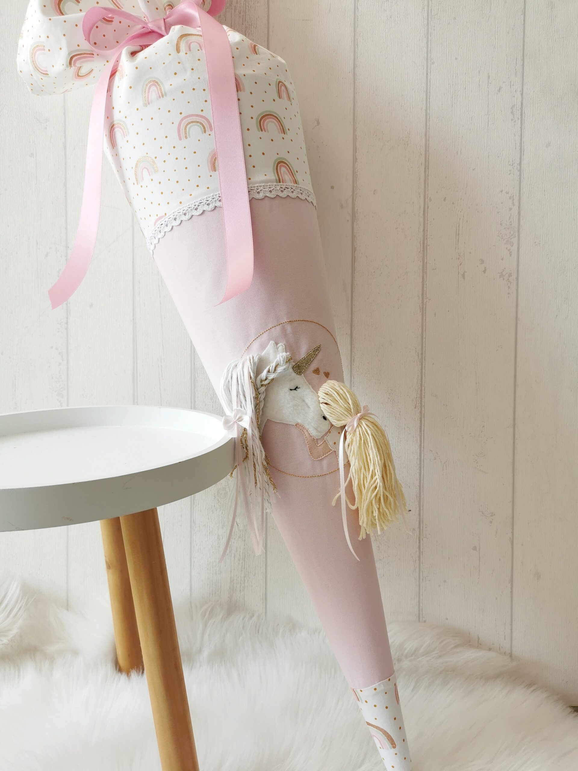 Schultüte Einhorn mit Mädchen – Bild 2