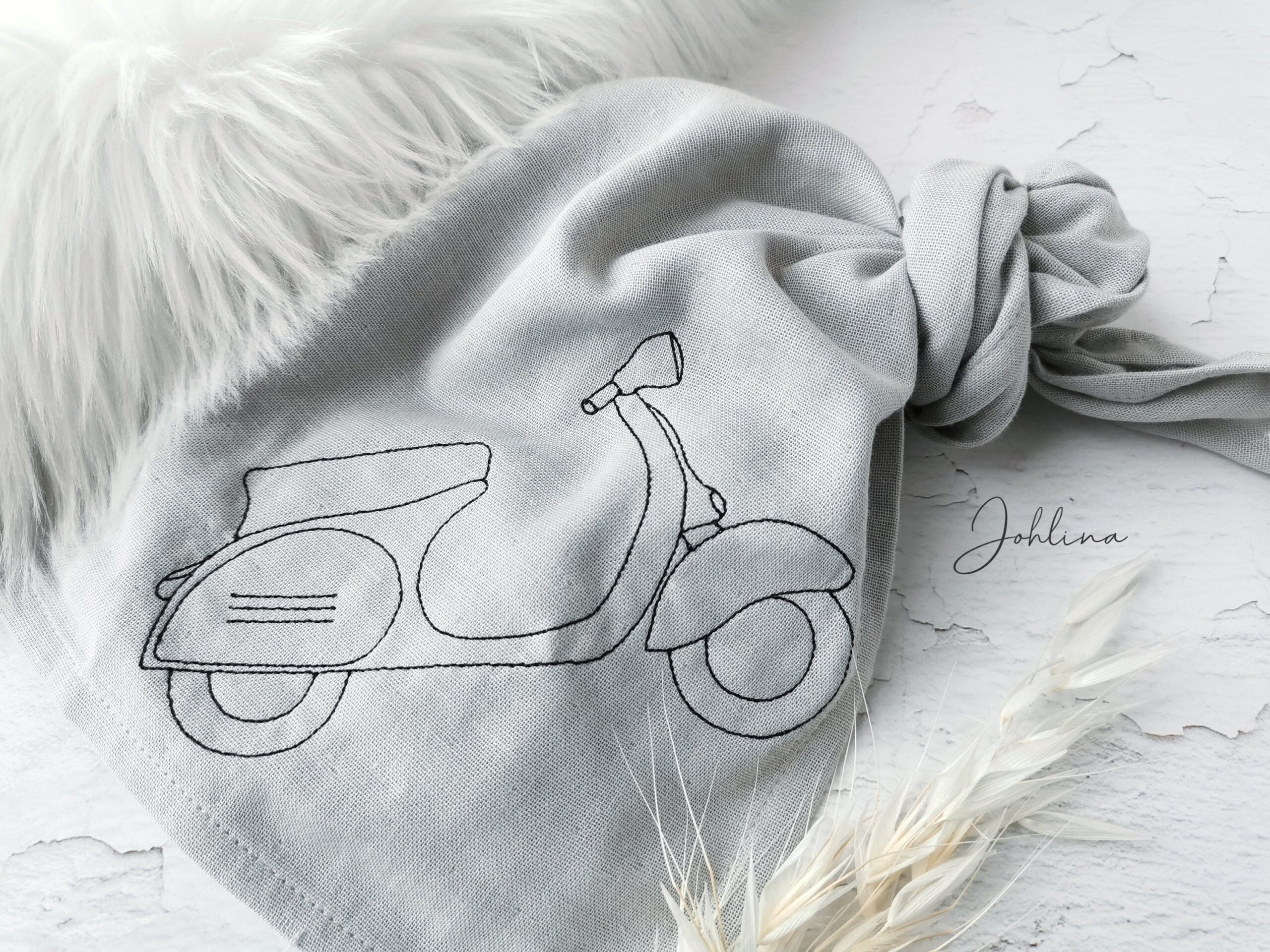 Musselin Tuch Roller