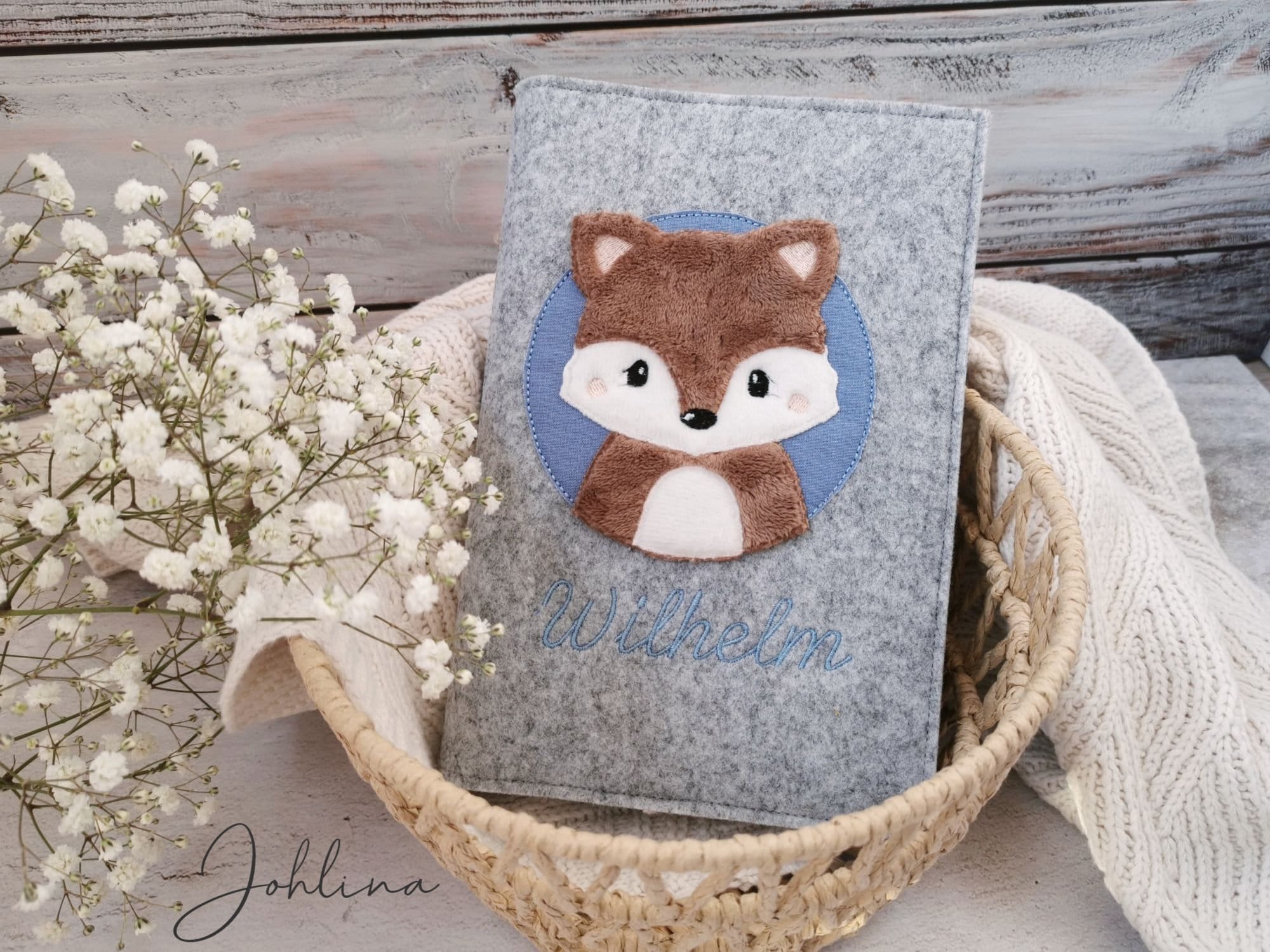 U-Heft Hülle Fuchs im Kreis