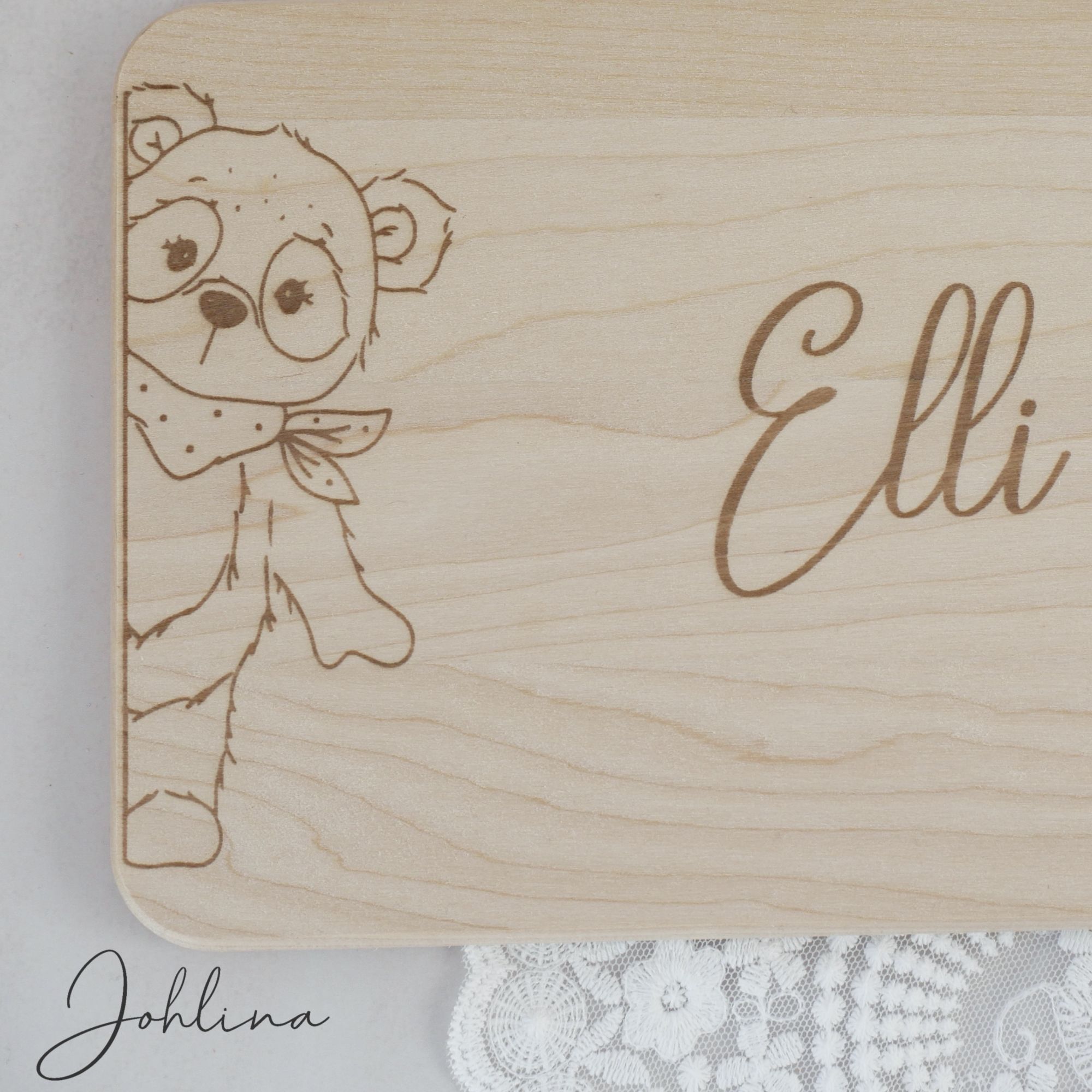 Frühstücksbrettchen Pandabär