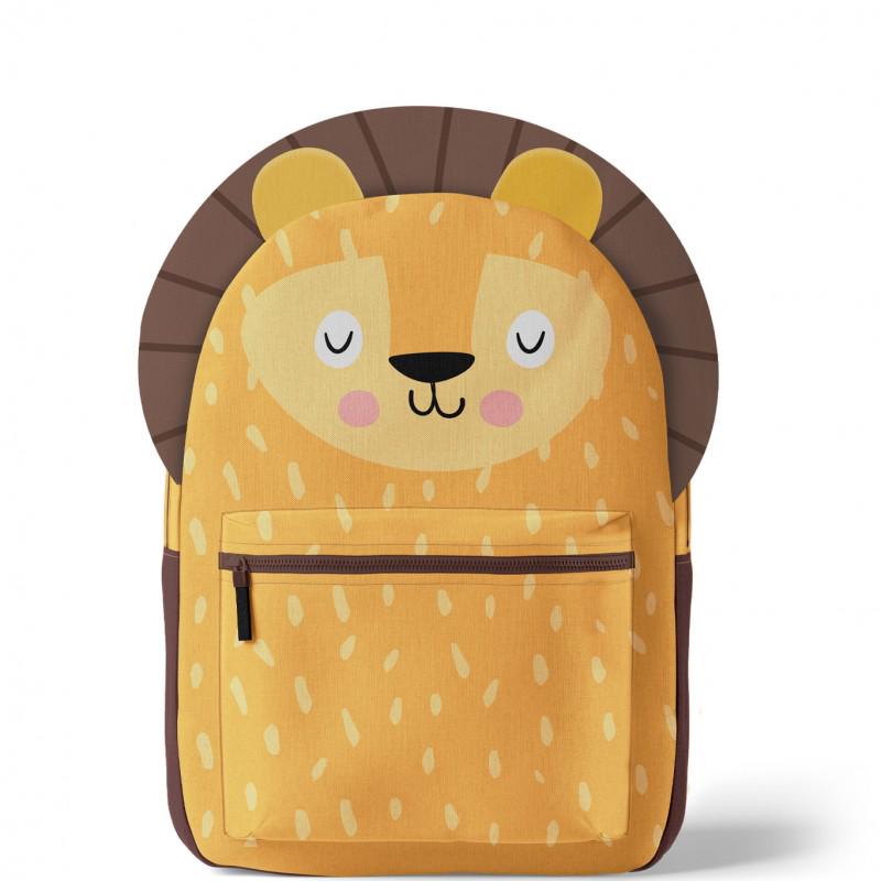 DIY Rucksack Panel Löwe