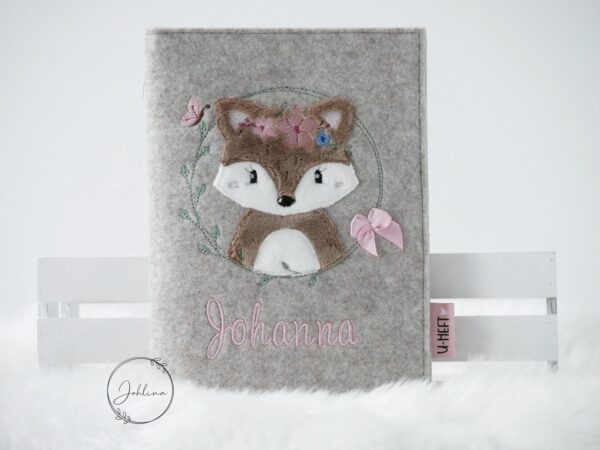 U-Heft Hülle Boho Fuchs Mädchen