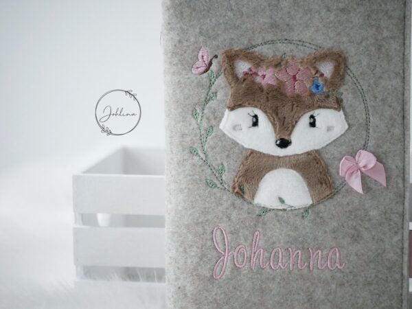 U-Heft Hülle Boho Fuchs Mädchen – Bild 3
