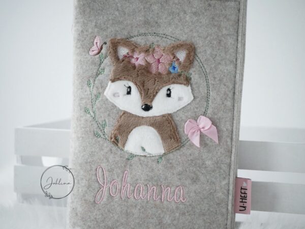 U-Heft Hülle Boho Fuchs Mädchen – Bild 2