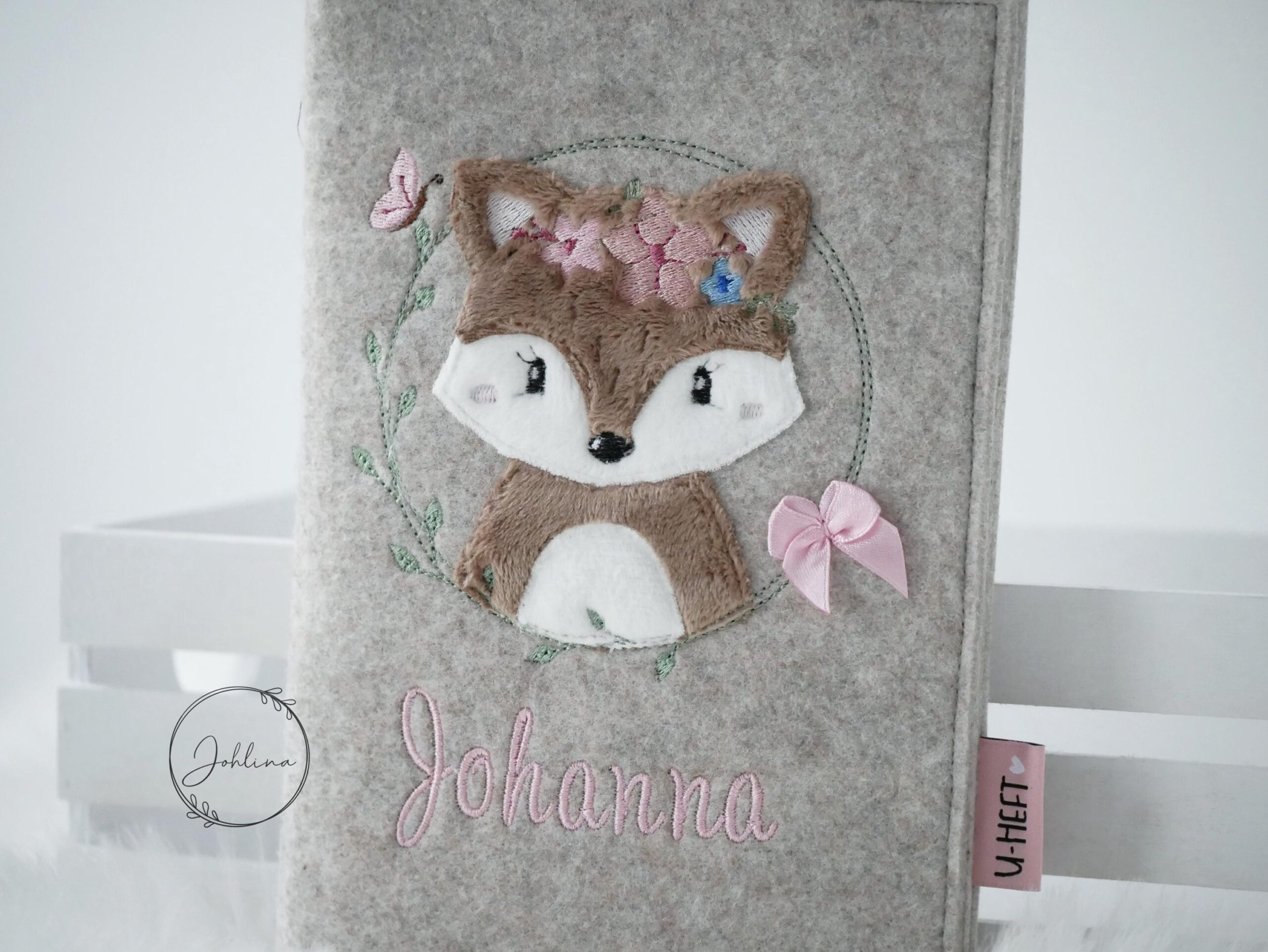 U-Heft Hülle Boho Fuchs Mädchen – Bild 2