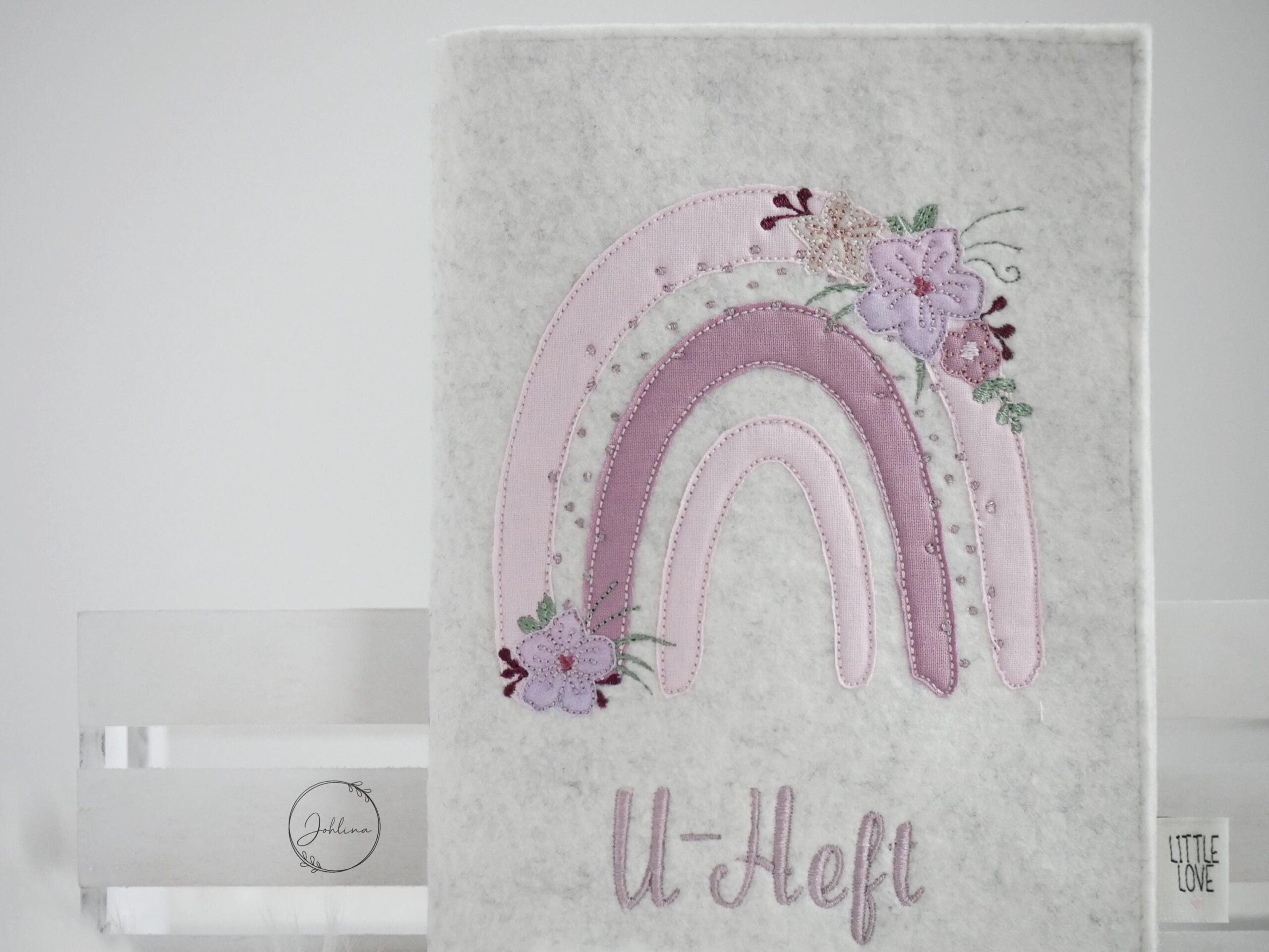 U-Heft Hülle Boho Regenbogen – Bild 2