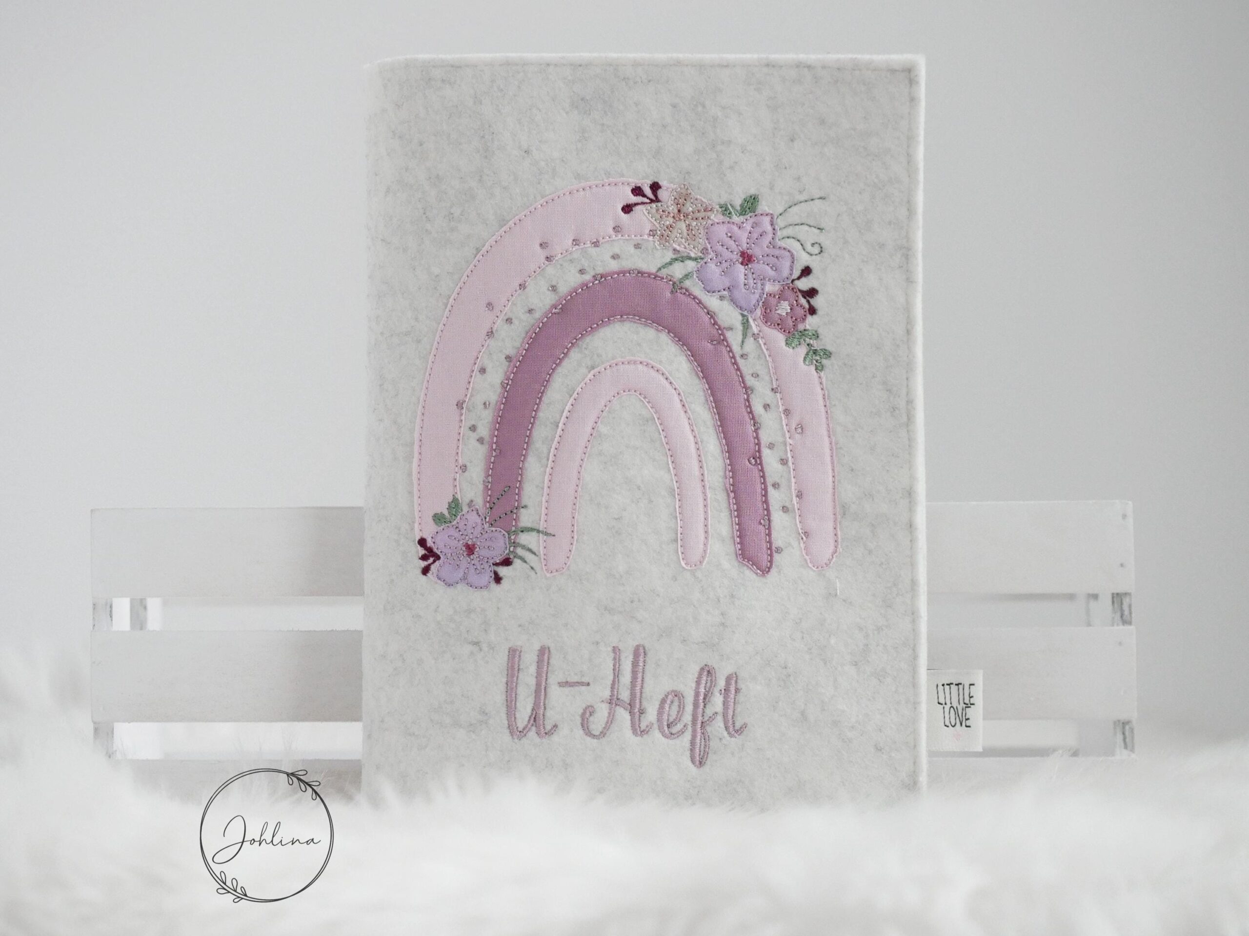U-Heft Hülle Boho Regenbogen – Bild 4