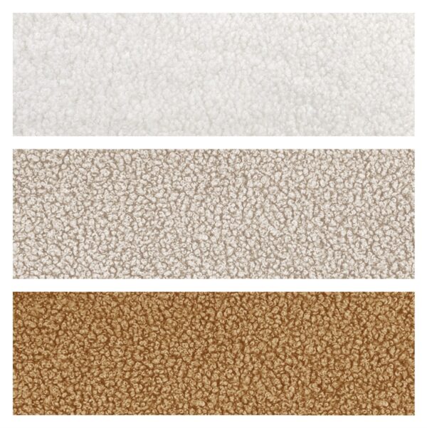 Fellstoff Teddy sand – Bild 5