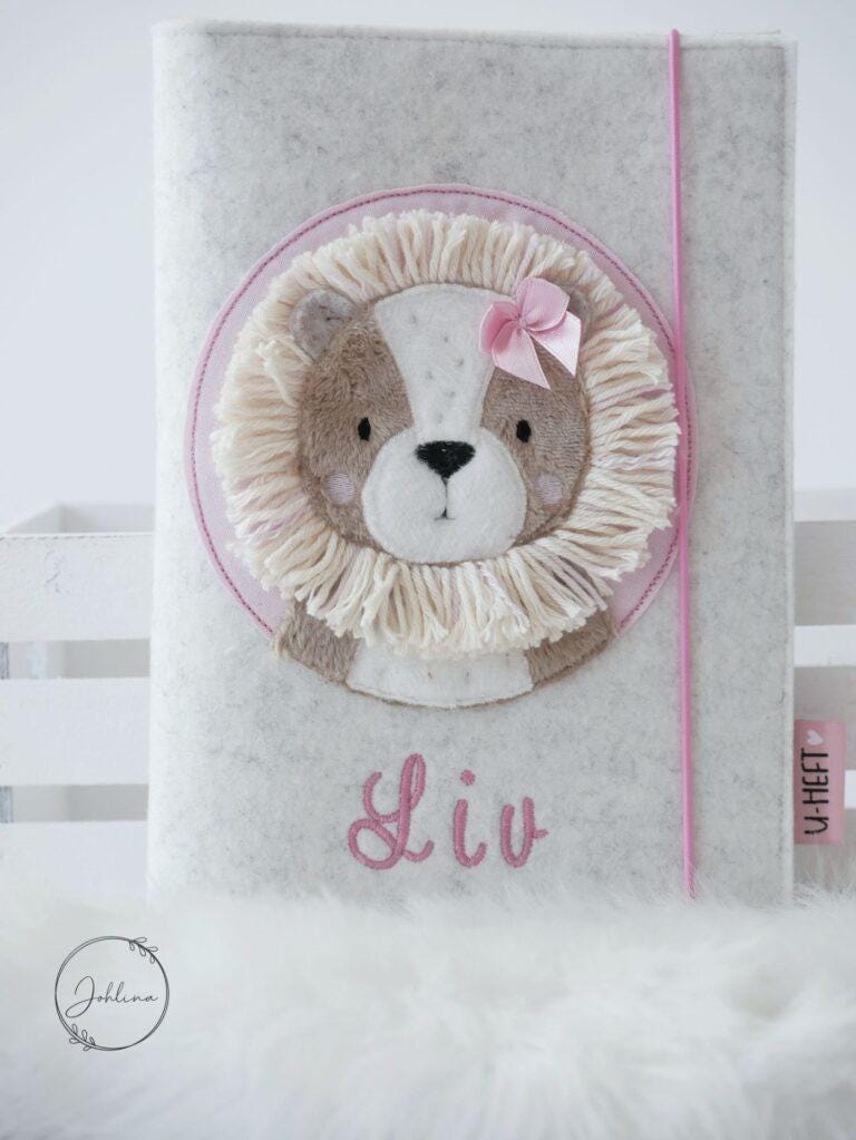 U-Heft Hülle Löwen Mädchen – Bild 6