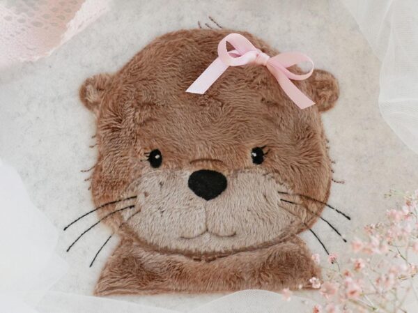 Aufnäher Otter Mädchen
