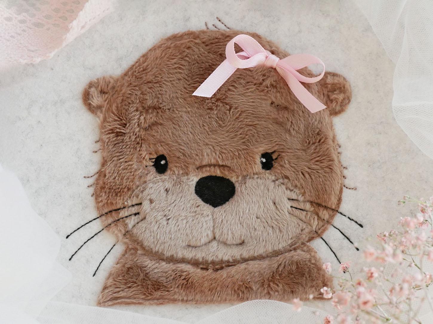 Aufnäher Otter Mädchen