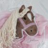 Aufnäher Pferd mit Glitzerhalfter