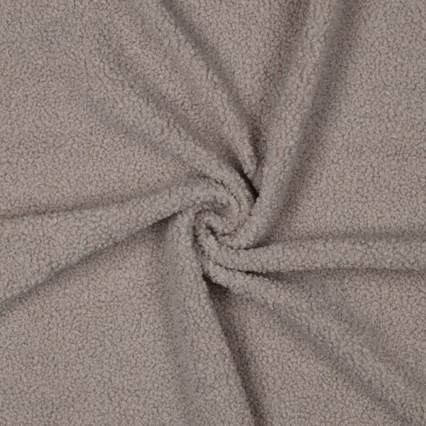 Fellstoff Teddy sand – Bild 7
