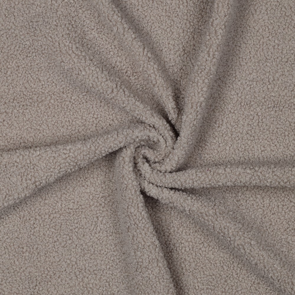 Fellstoff Teddy sand – Bild 7