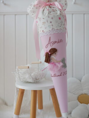 Schultüte Katzenliebe dunkelhaarig