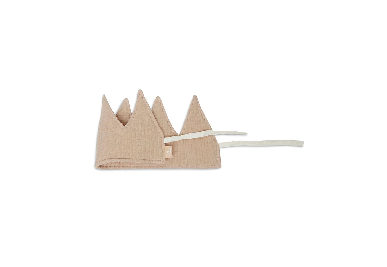 Geburtstagskrone aus Musselin beige – Bild 3
