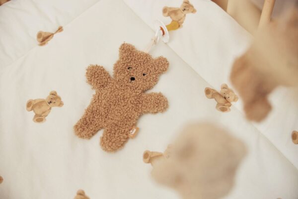 Nuckeltuch, Kuscheltuch Teddy Bär braun – Bild 4