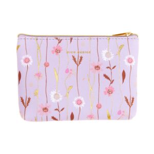 Blüten Tasche flieder & Gold