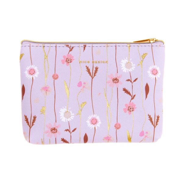 Blüten Tasche flieder & Gold