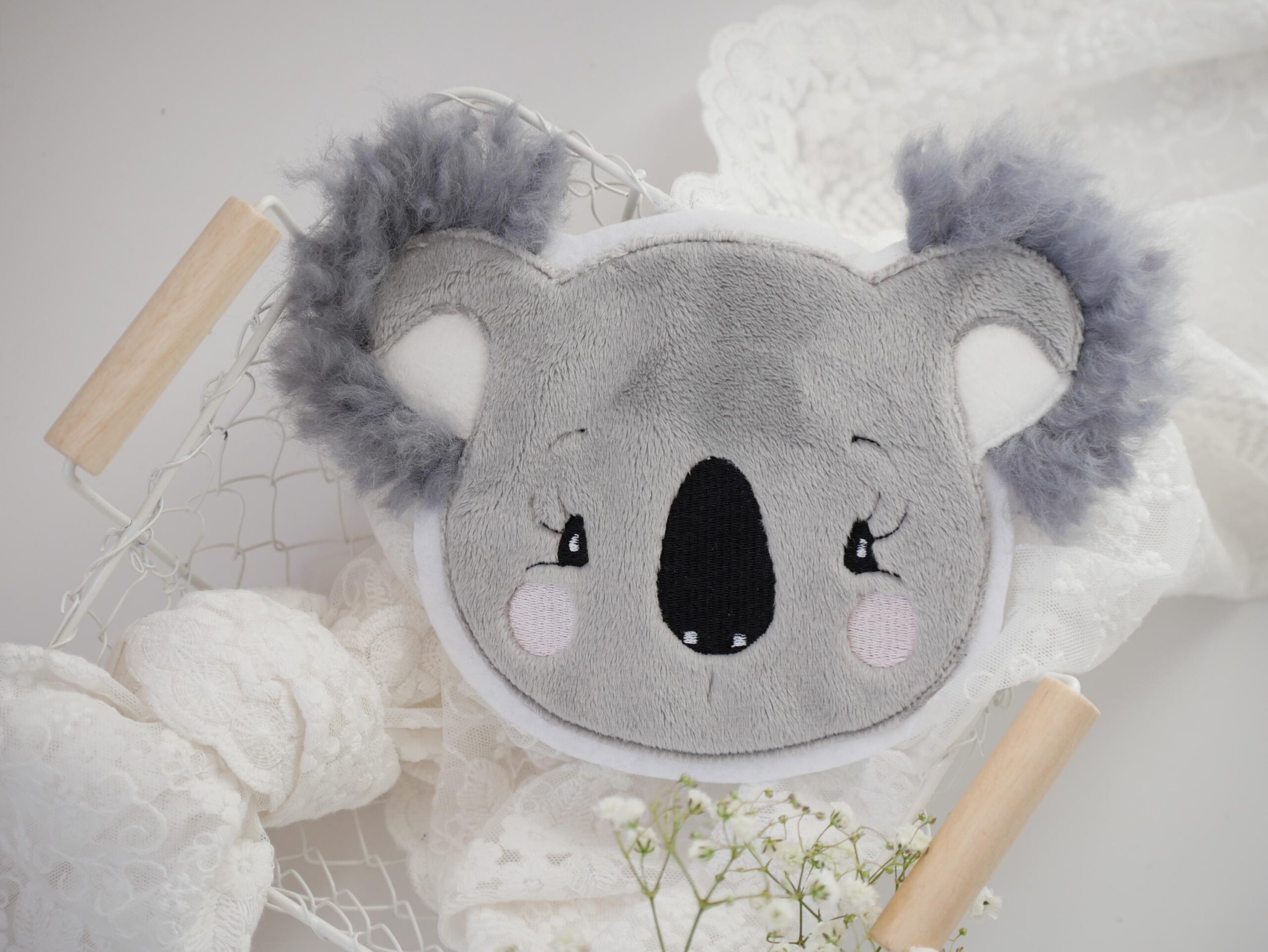 Aufnäher Koala mit Wuschelohren