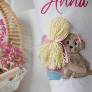 Schultüte Mädchen & kleiner Hund