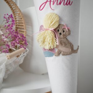 Alternative view of Schultüte Mädchen & kleiner Hund