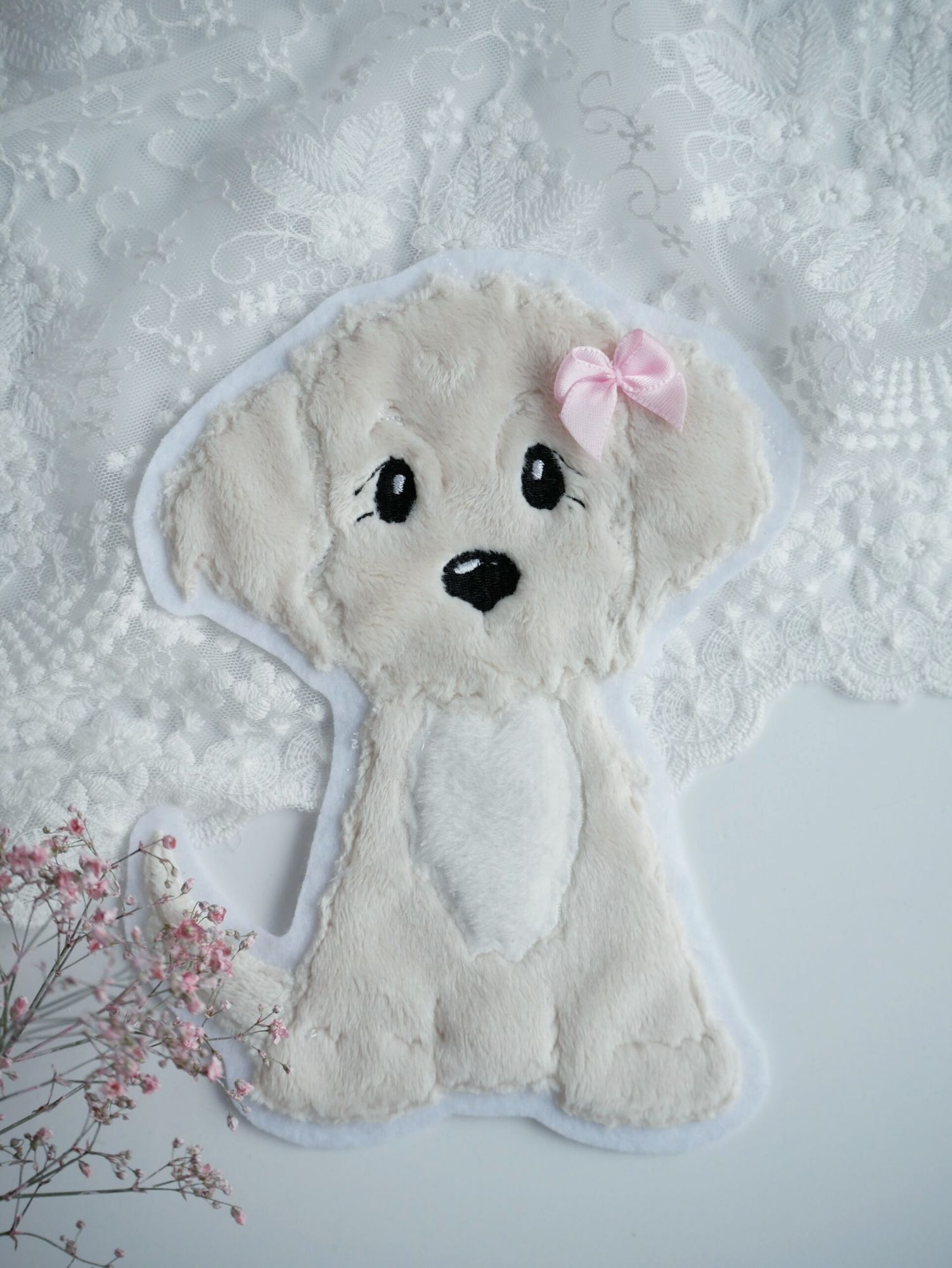 Aufnäher kleiner Hund creme – Bild 5