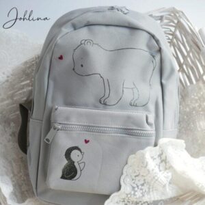 Kinder Rucksack Eisbär & Pinguin