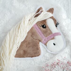 Pferd Applikation mit Glitzerhalfter