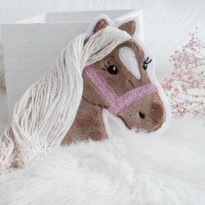 Alternative view of Aufnäher Pferde mit Glitzerhalfter