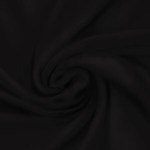 Fellstoff, Kurzhaarplüschstoff schwarz